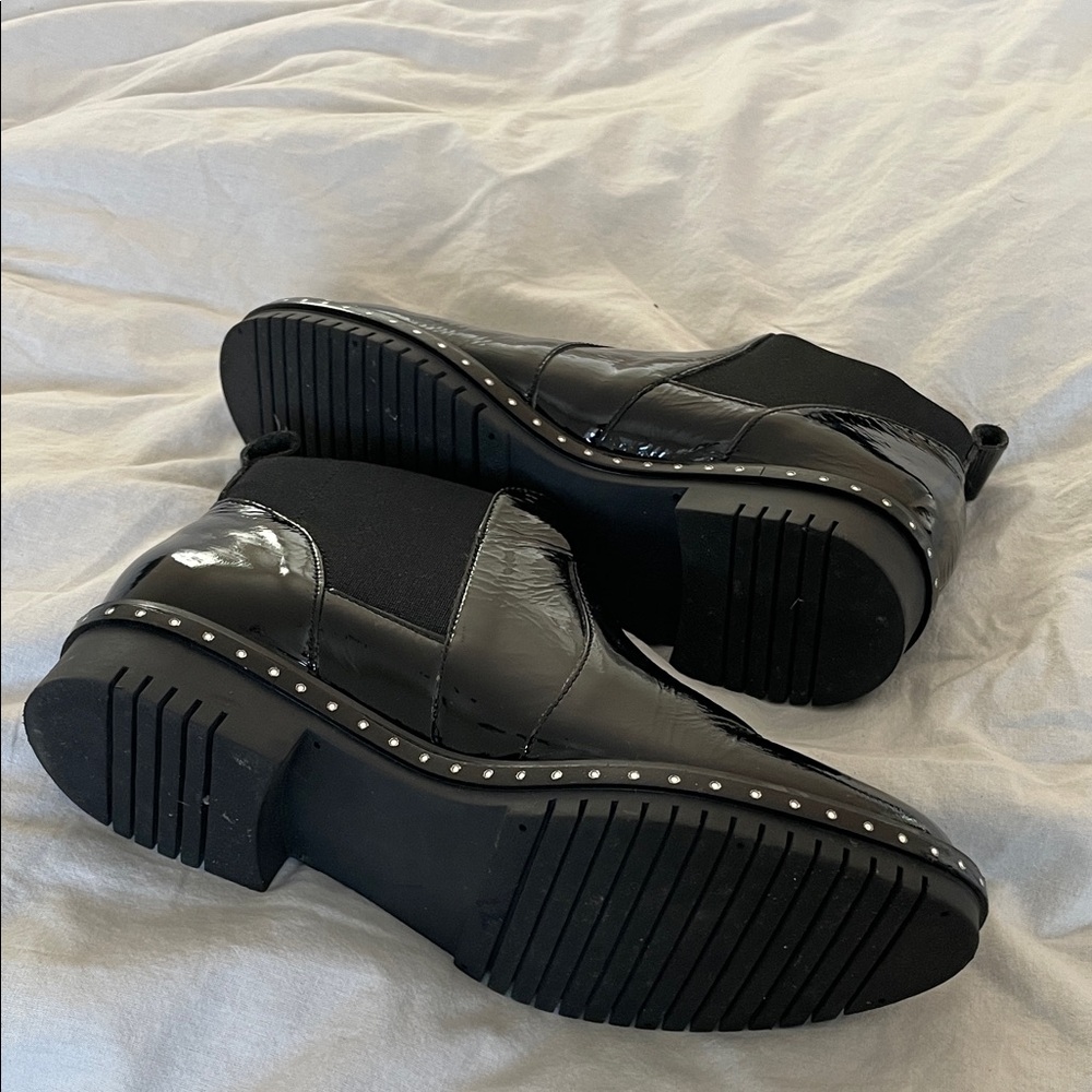 Black Patent Leather Women's Shoes